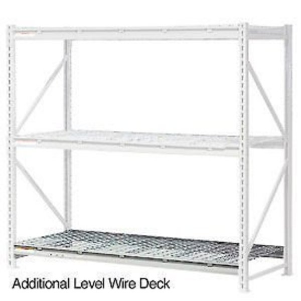 Global Equipment Additional Level, Wire Deck, 60"Wx24"D 504464A